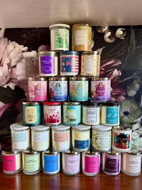 NEW Single Wick Candles Choose Your Scent Bath & Body Works